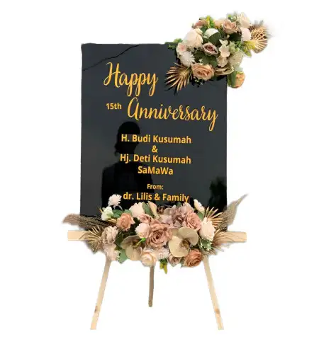 Papan Bunga Akrilik MOROWALI UTARA